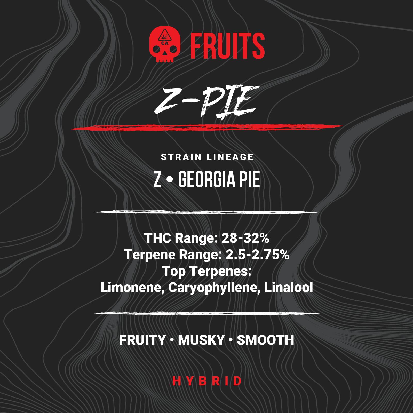 Bosky Genetics - Z-Pie 1.5g Bones Fruits Pre-Roll - 1