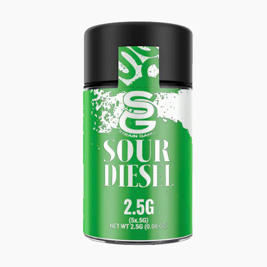 Strain Gang - Strain Gang | SOUR DIESEL | Joint | 0.25g each | 5pk - 1