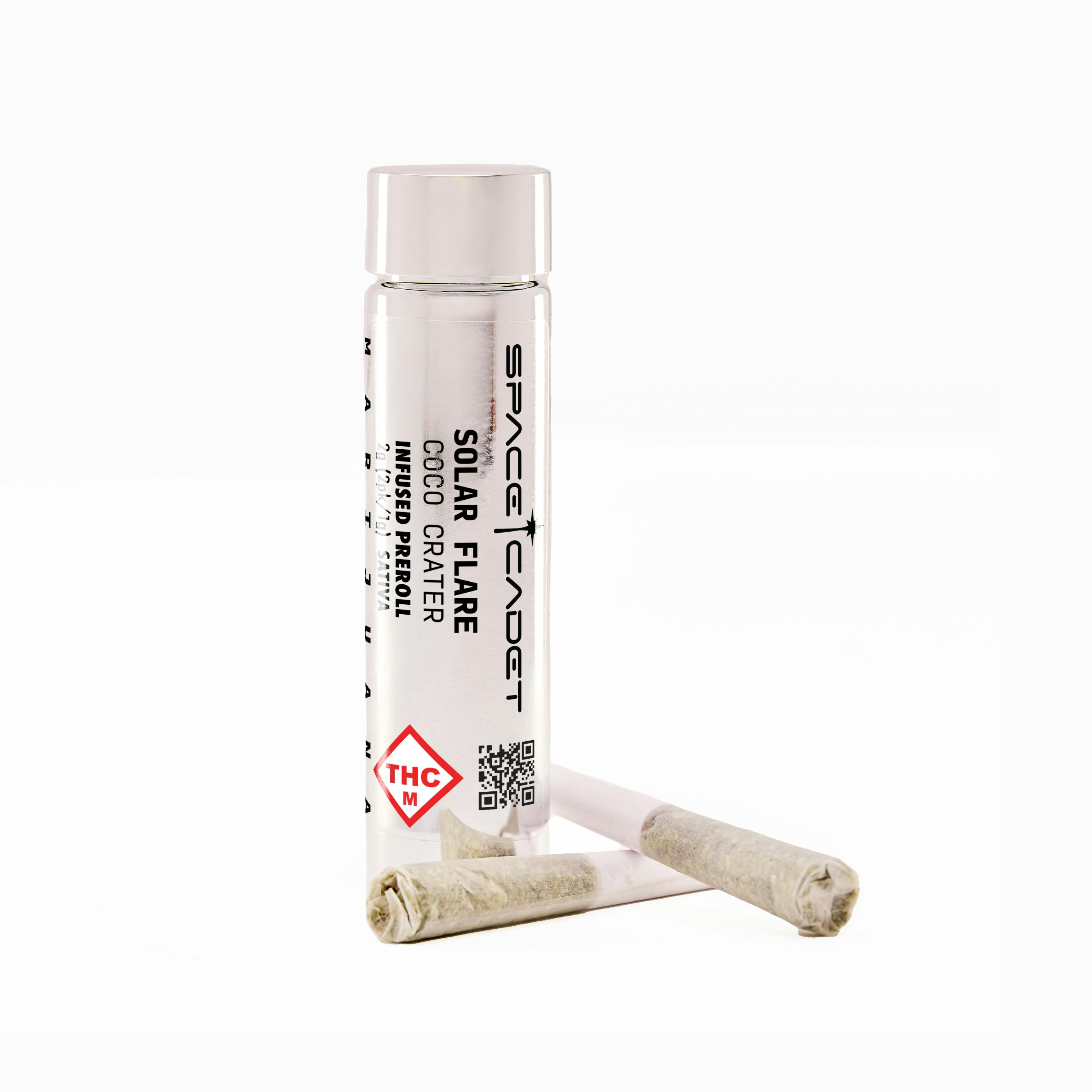 Space Cadet - Coco Crater 1g Infused Solar Flare Prerolls 2-Pack - 1