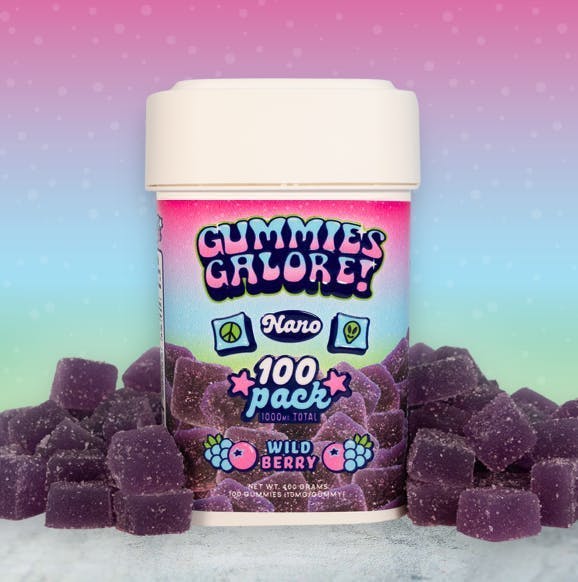 Gummies Galore - Gummies Galore | Wild Berry Nano Gummies | 1000mg | 100ct | 10mg/ea - 1