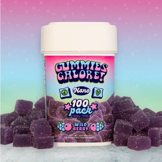 Gummies Galore - Gummies Galore | Wild Berry Nano Gummies | 1000mg | 100ct | 10mg/ea - 1