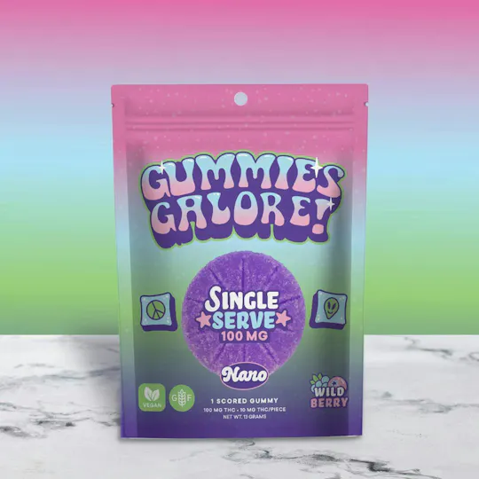 Gummies Galore - Gummies Galore | Wild Berry Nano Gummies | 100mg | Single - 1