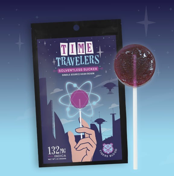 Time Travelers - Time Traveler | Indica Tiger's Blood Live Rosin Sucker | 132mg - 1