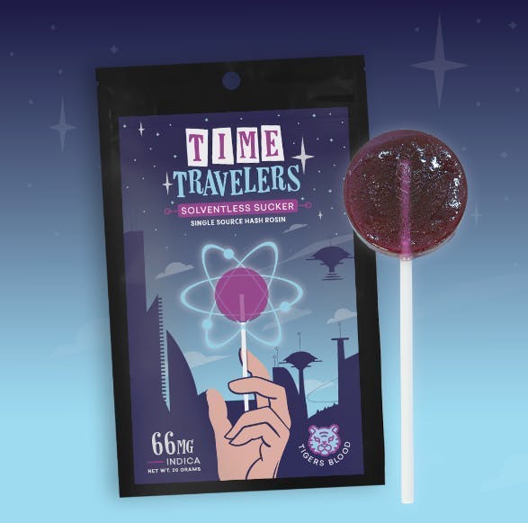 Time Travelers - Time Traveler | Indica Tiger's Blood Live Rosin Sucker | 66mg - 1