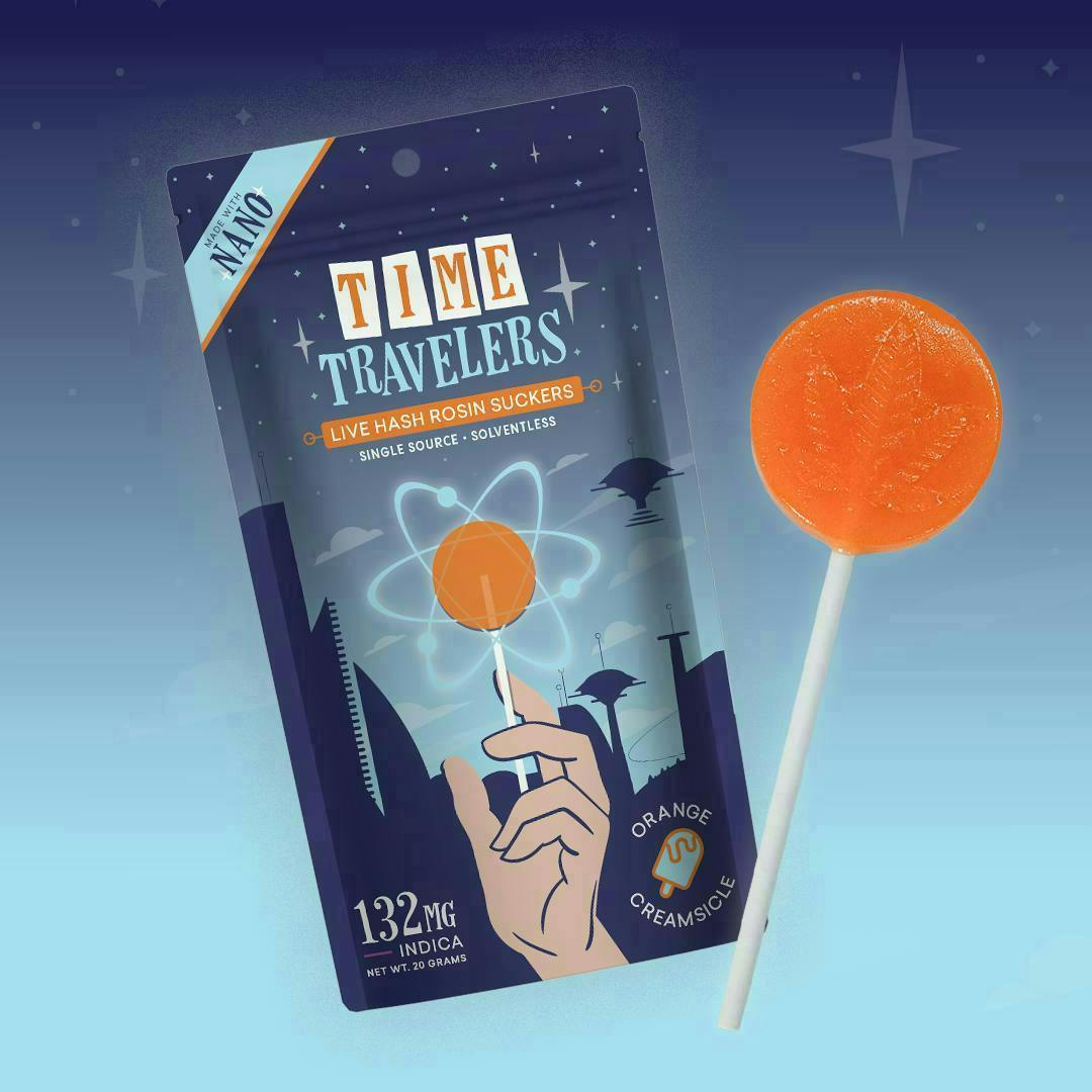 Time Travelers - Time Traveler | Indica Orange Sucker | 132mg - 1