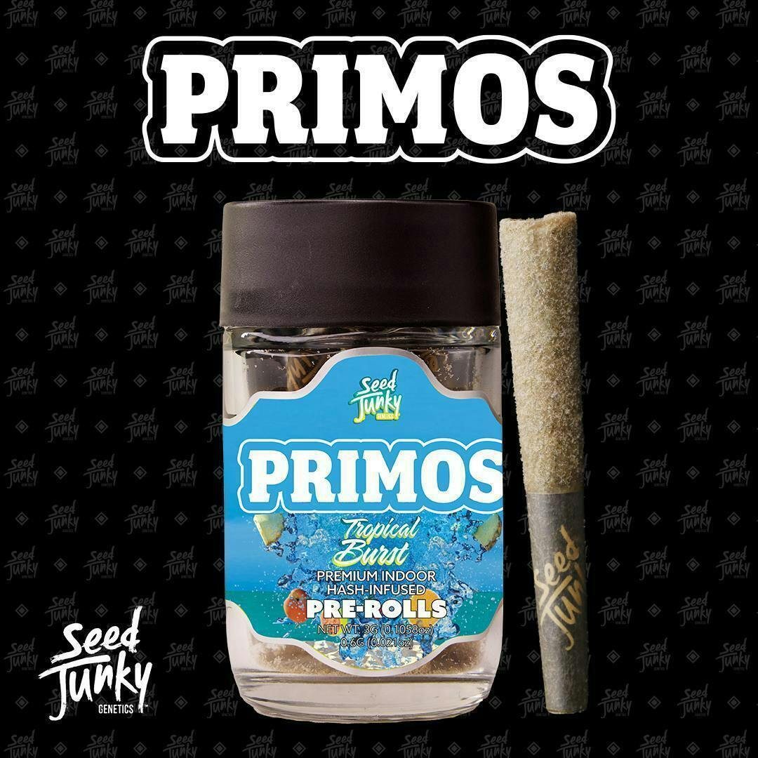 Seed Junky - Seed Junky | Tropical Burst | Infused Joints | 0.6g each | 5pk - 1