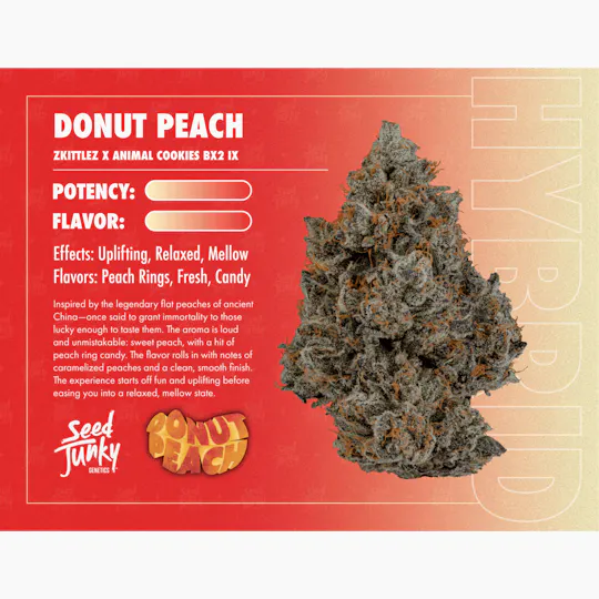 Seed Junky - Seed Junky | Donut Peach | Big Buds | 3.5g - 1