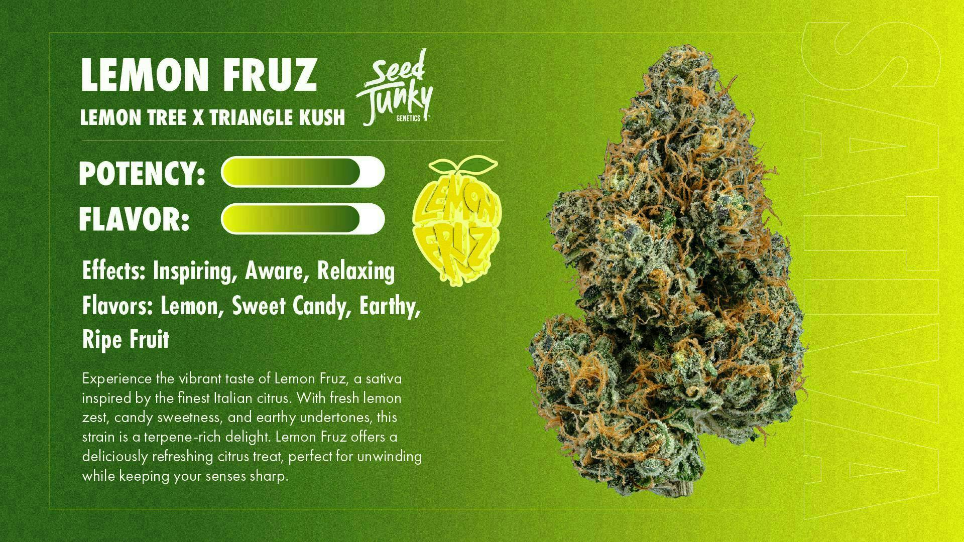 Seed Junky - Lemon Fruz | Infused Joint | 1.5g - 1