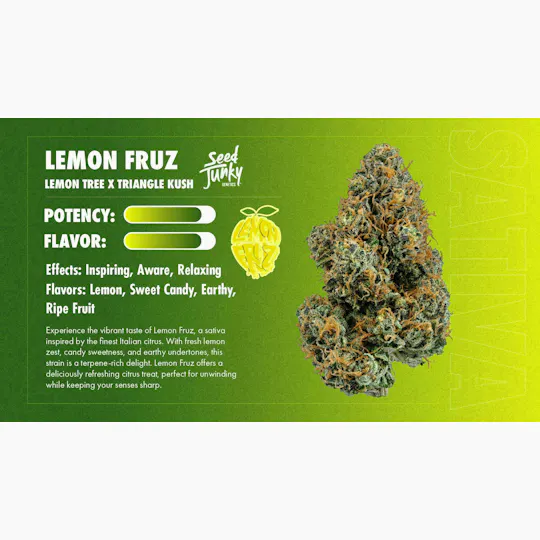 Seed Junky - Lemon Fruz | Infused Joint | 1.5g - 1