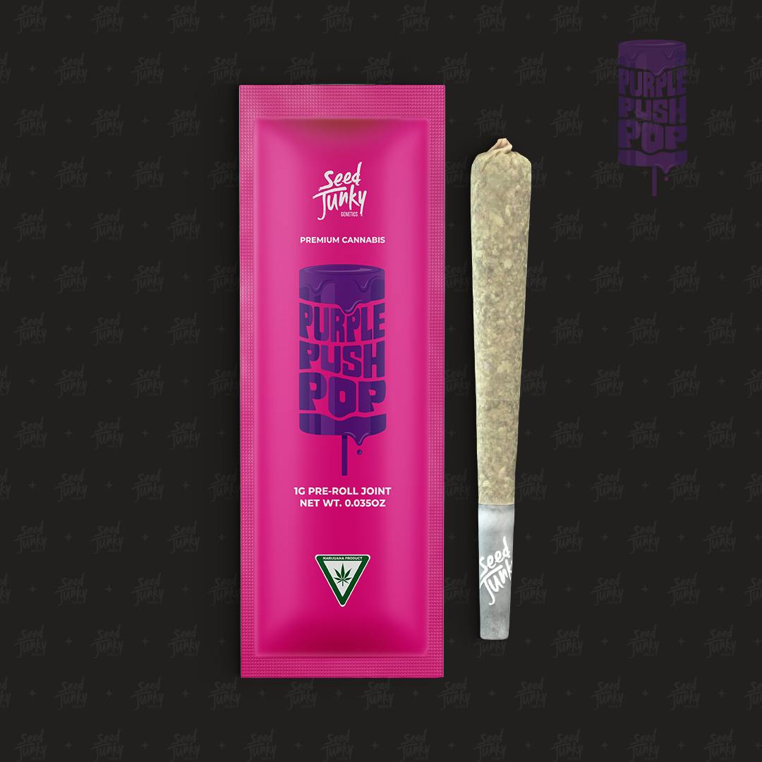 Seed Junky - Seed Junky | Purple Push Pop | Joint | 1g - 1