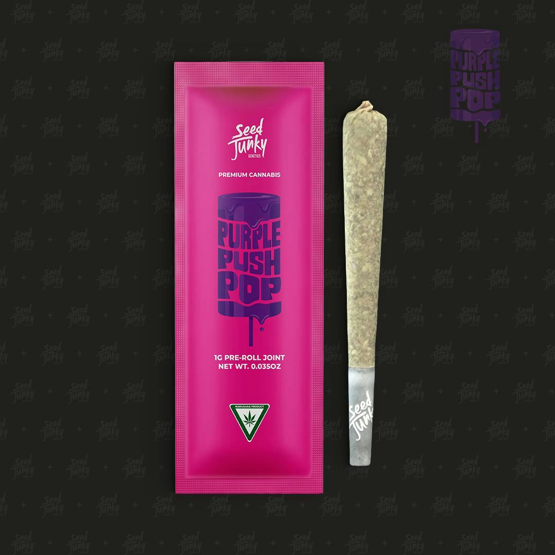 Seed Junky - Seed Junky | Purple Push Pop | Joint | 1g - 1