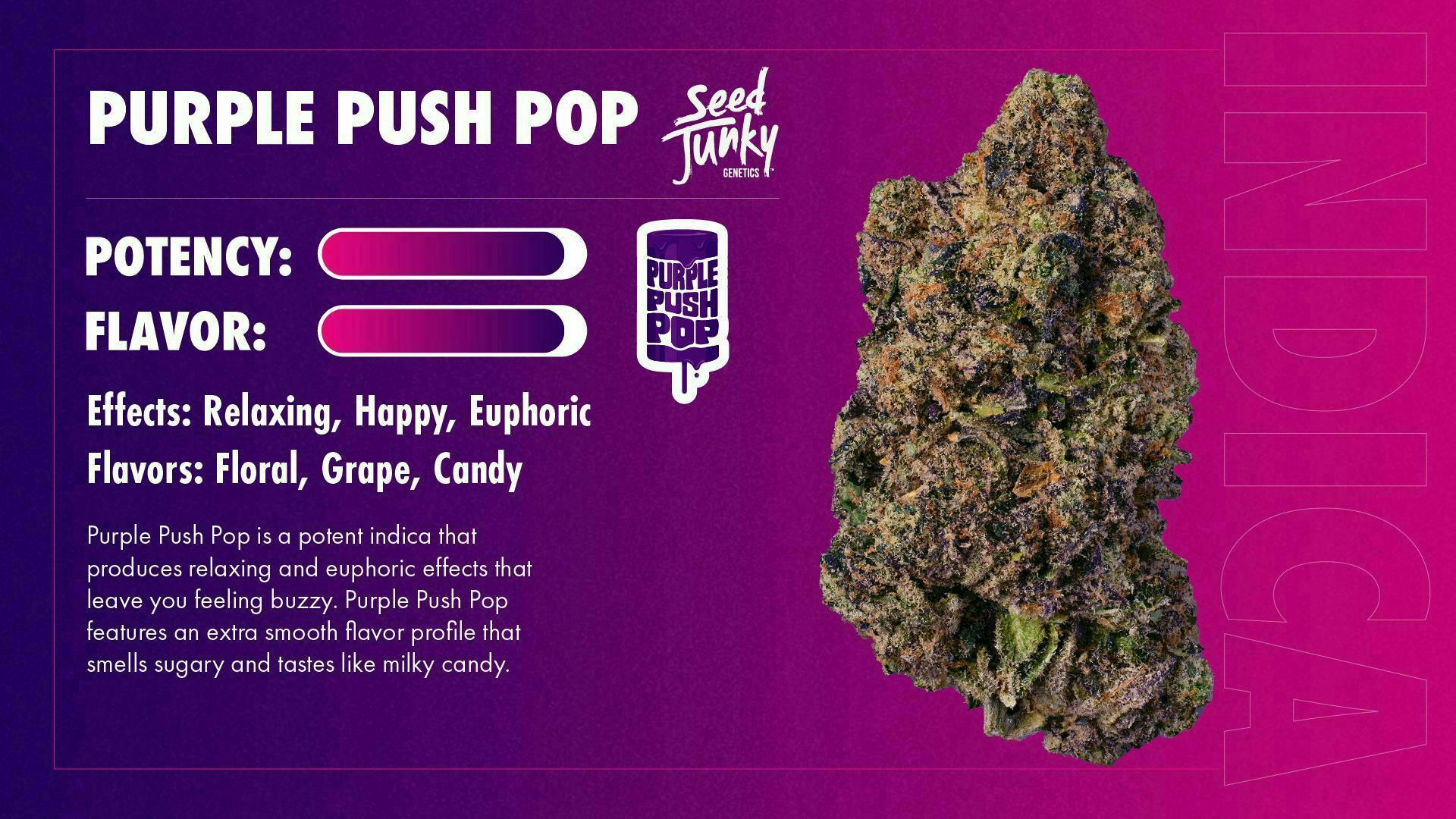 Seed Junky - Purple Push Pop | Joint | 1g - 1