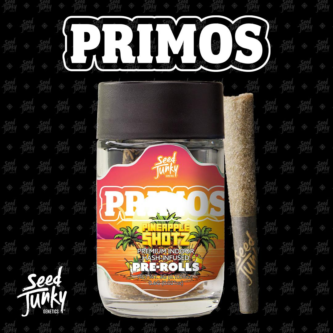 Seed Junky - Seed Junky | Pineapple Shotz | Infused Joints | 0.6g each | 5pk - 1