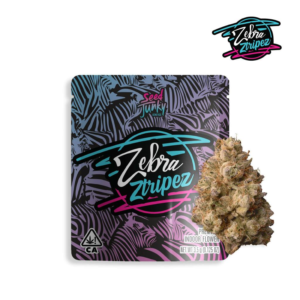 Seed Junky - Seed Junky | Zebra Ztripez Mylar | Big Buds | 3.5g - 1