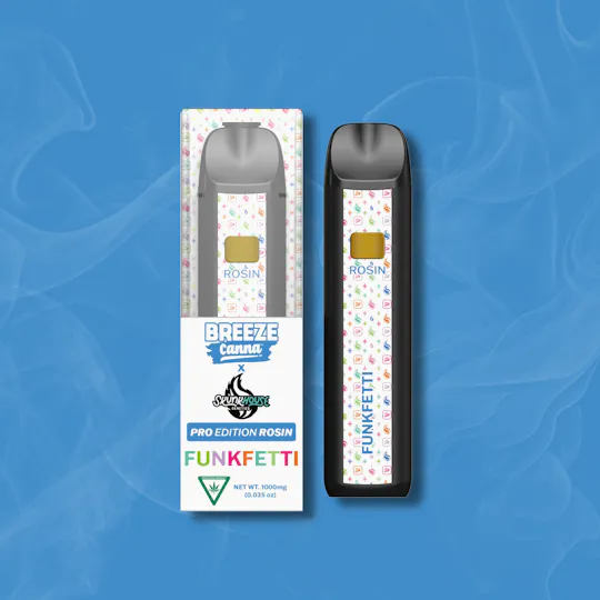 Breeze Canna - BREEZE Canna | Funkfetti | Rosin PRO Disposable | 1g - 1