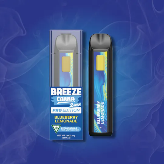 Breeze Canna - BREEZE Canna | Blueberry Lemonade | Classic PRO Disposable | 2g - 1