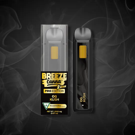 Breeze Canna - BREEZE Canna | OG Kush | Live Resin PRO Disposable | 2g - 1