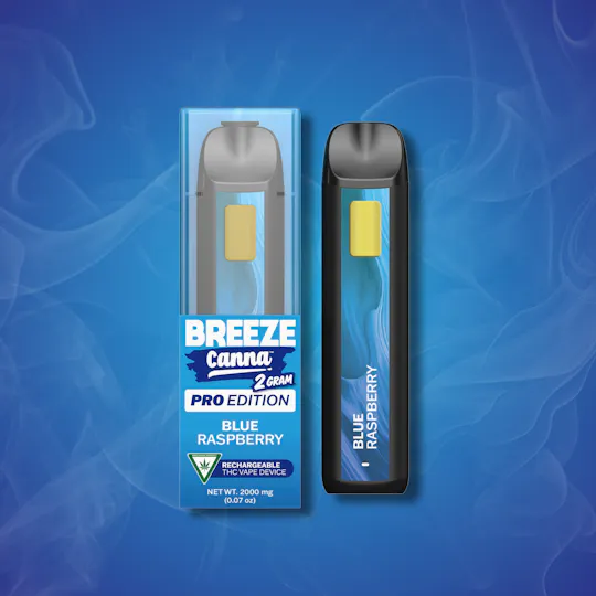 Breeze Canna - BREEZE Canna | Blue Raspberry | Synergy PRO Disposable | 2g - 1