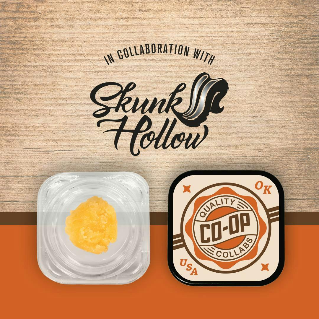Co-op Collabs - CO-OP x Skunk Hollow | Gelato Cake | Badder | 2g - 1