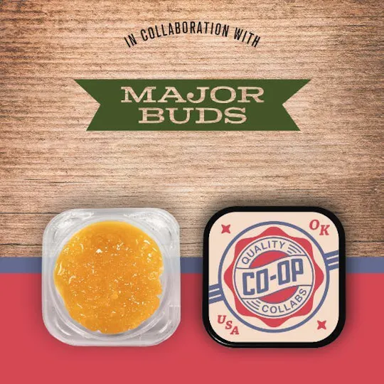 Co-op Collabs - Co-OP x Major Buds | Garlic Greeno | Sugar | 2g - 1