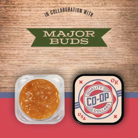 Co-op Collabs - Co-OP x Major Buds | Garlic Greeno | Sugar | 4g - 1