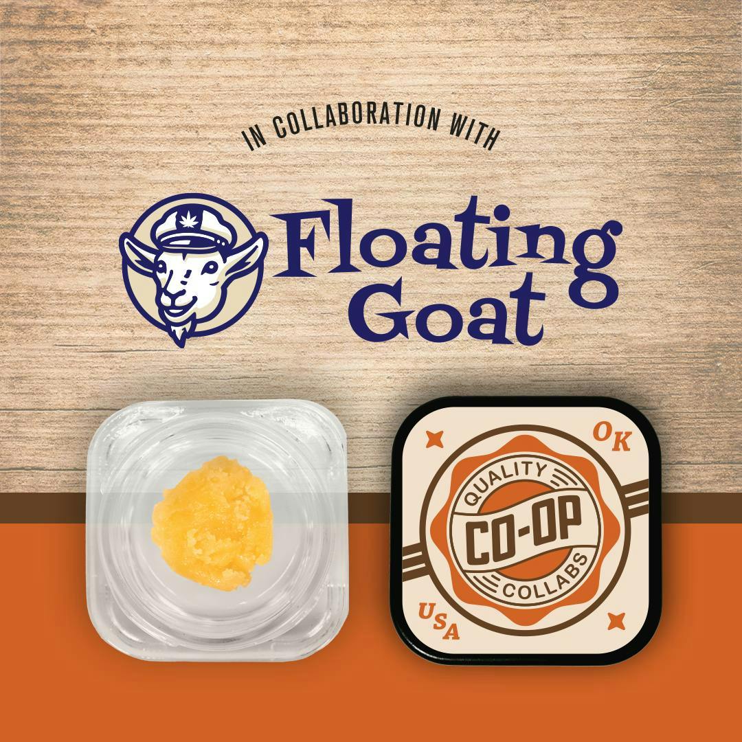 Co-op Collabs - CO-OP x Floating Goat | Lemon Walker | Badder | 2g - 1