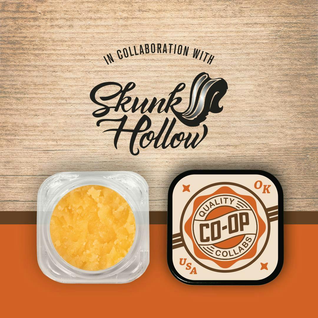 Co-op Collabs - CO-OP x Skunk Hollow | Gelato Cake | Badder | 4g - 1