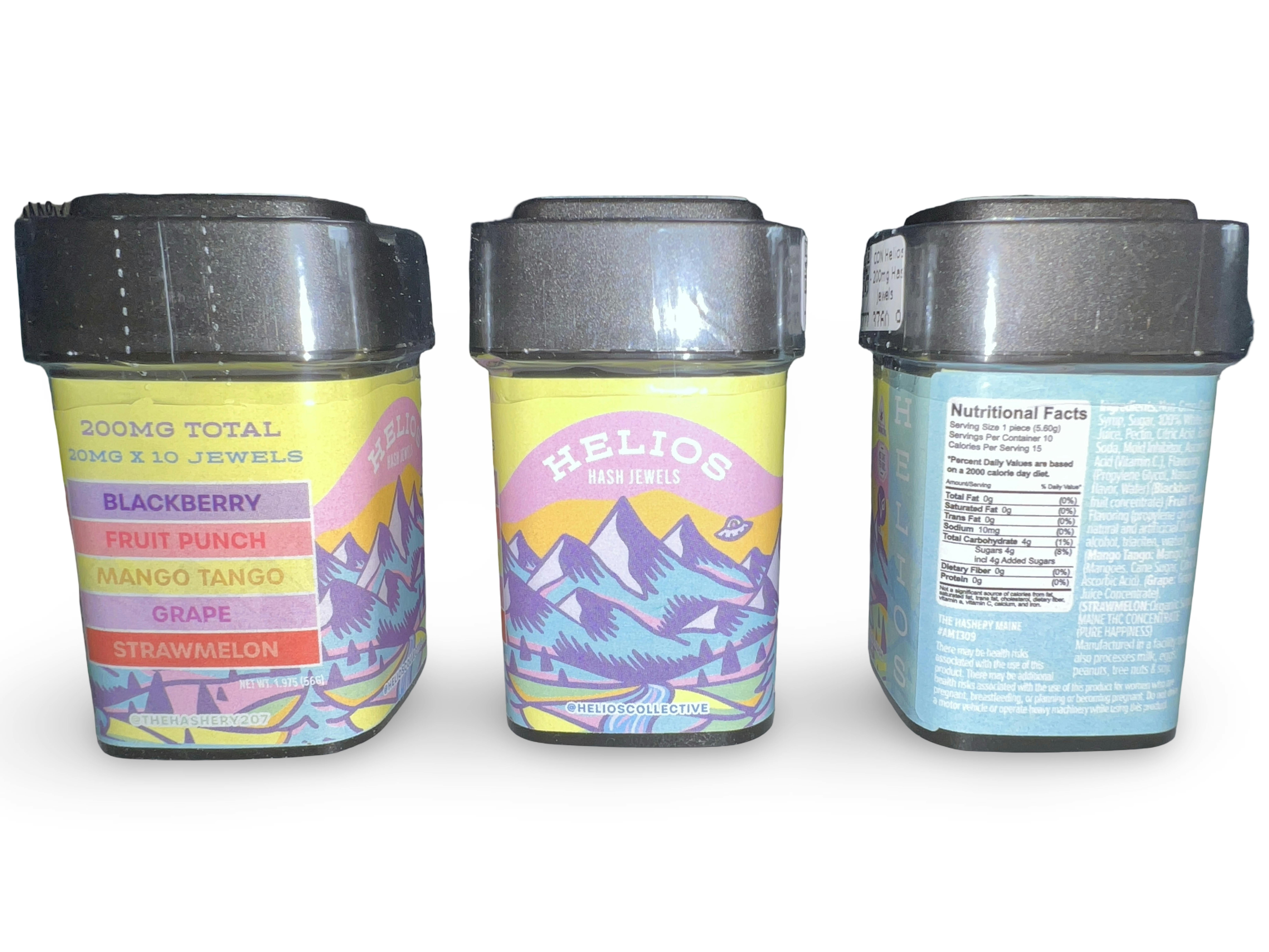 Indico - 200mg Mixed Fruit Hash Jewels - Helios Hash - 1