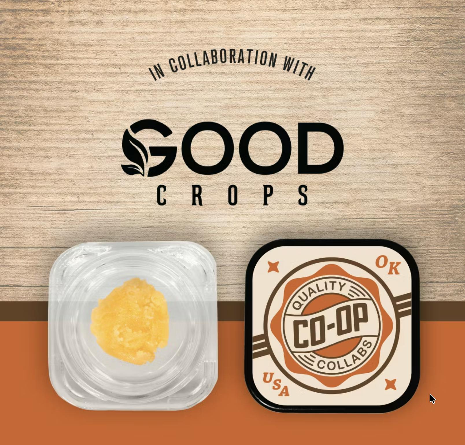 Co-op Collabs - CO-OP x Good Crops | Rainbow Kush | Badder | 4g - 1
