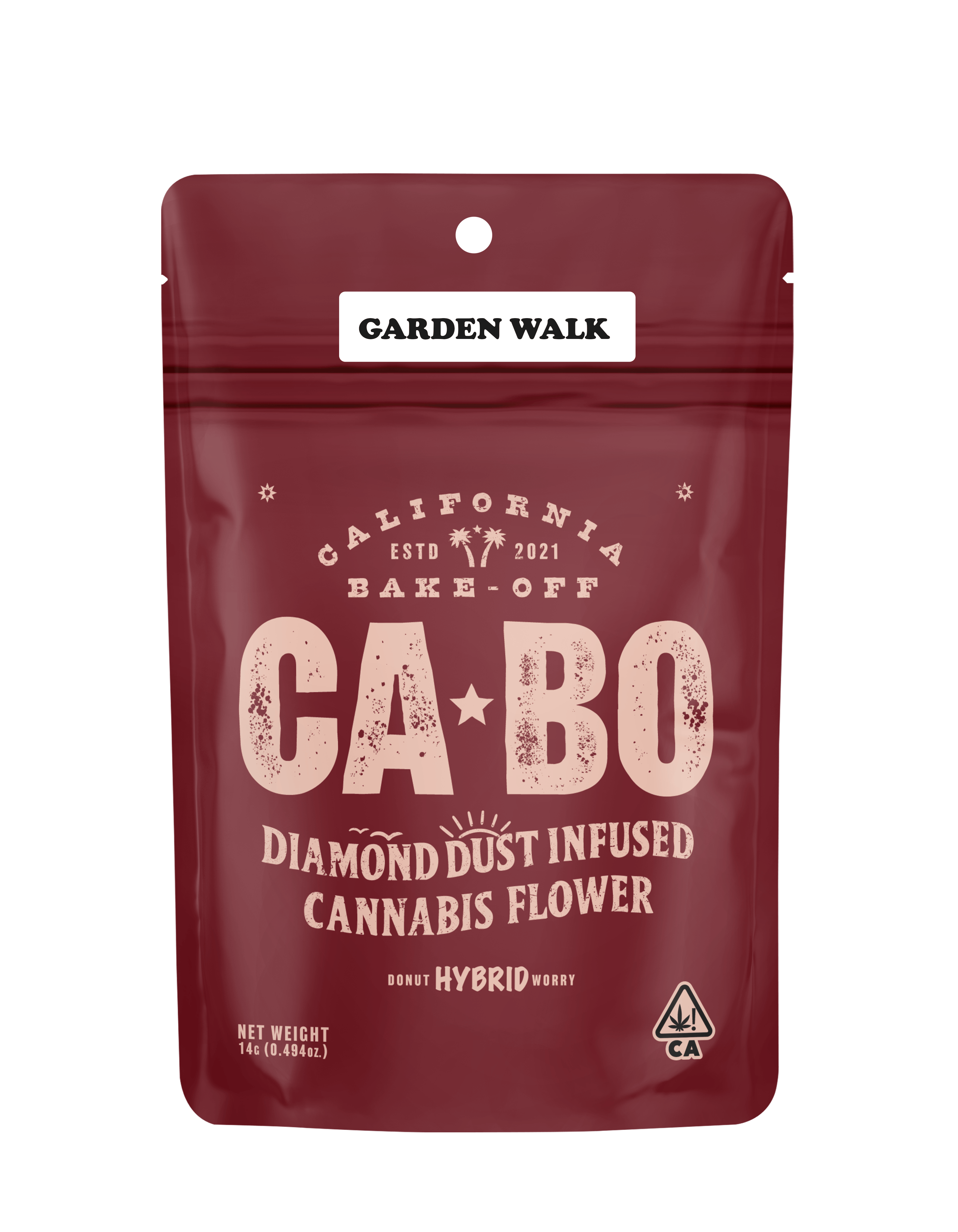 CABO - CABO Diamond Dust Infused 14g Flower - Garden Walk - Hybrid - 1