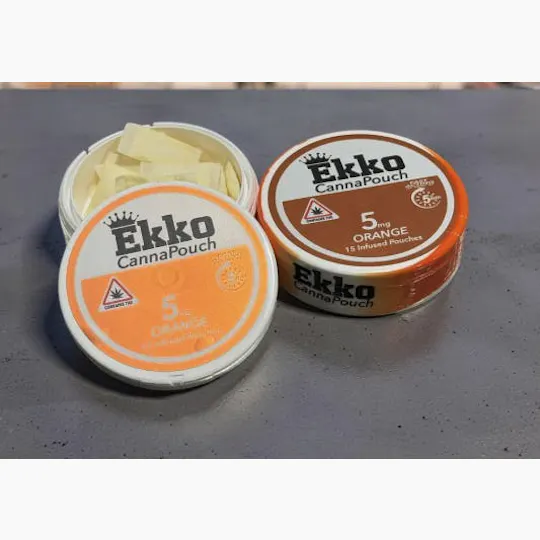 EkkoEssence - EkkoEssence | CannaPouch | Orange Infused Pouches | 75mg | 15ct | 5mg/ea - 1