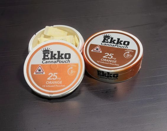 EkkoEssence - EkkoEssence | CannaPouch | Orange Infused Pouches | 375mg | 15ct | 25mg/ea - 1