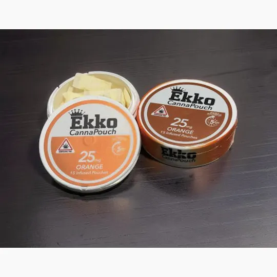EkkoEssence - EkkoEssence | CannaPouch | Orange Infused Pouches | 375mg | 15ct | 25mg/ea - 1