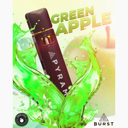Pyramid - Pyramid | Green Apple | Burst Disposable | 1g - 1