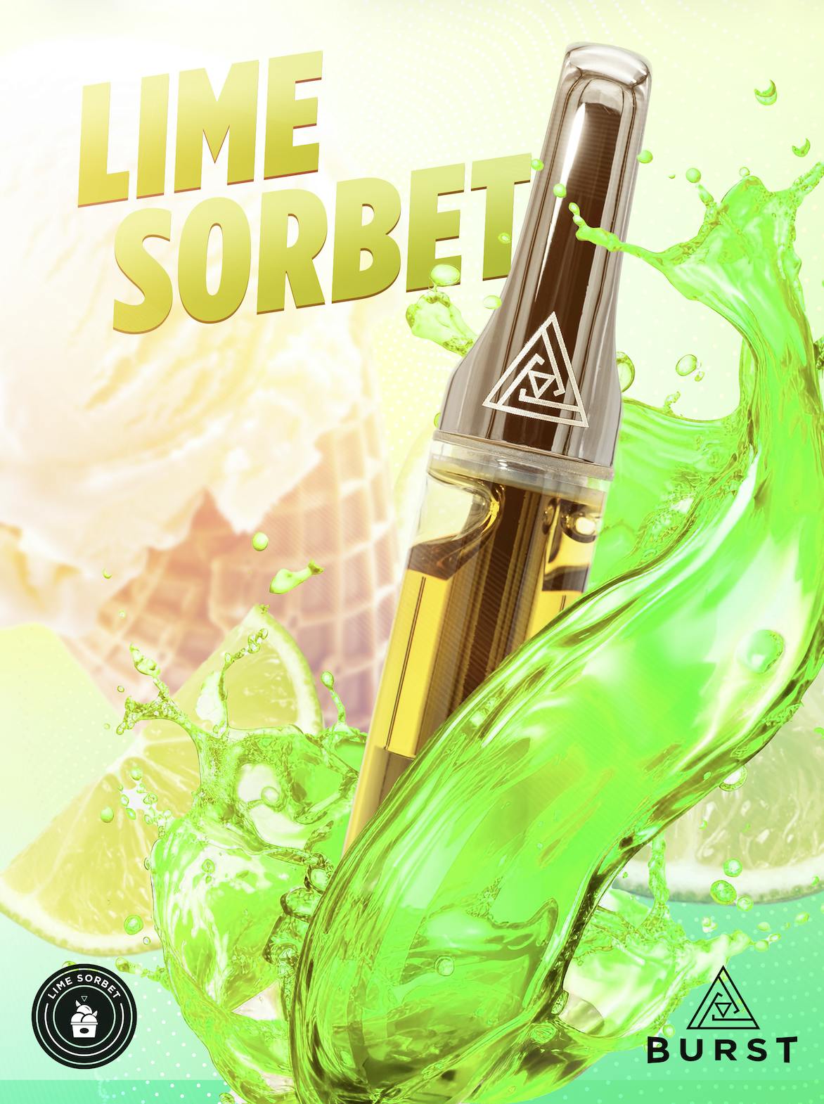 Pyramid - Pyramid | Lime Sorbet | Burst Cartridge | 1g - 1