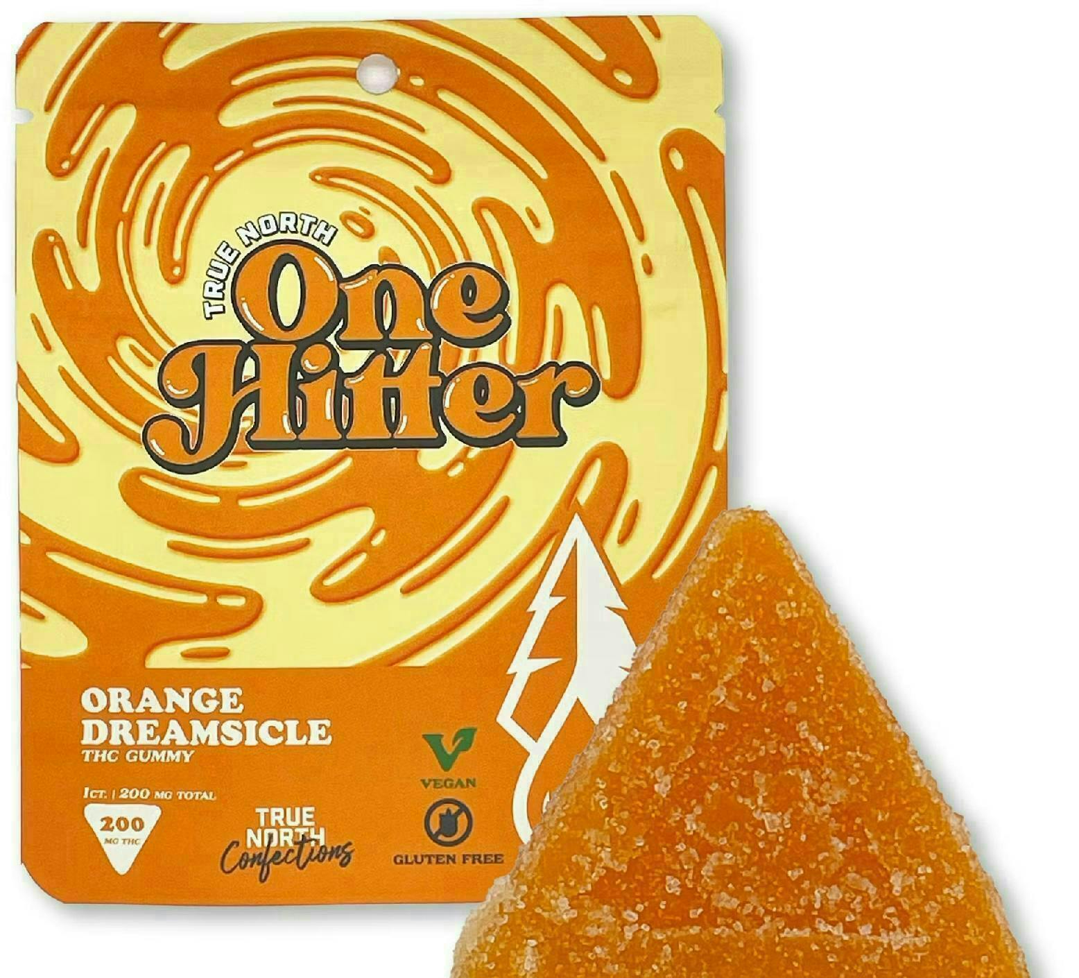 True North Collective MI - True North | One Hitter | Orange Dreamsicle Gummies | 200mg | Single - 1