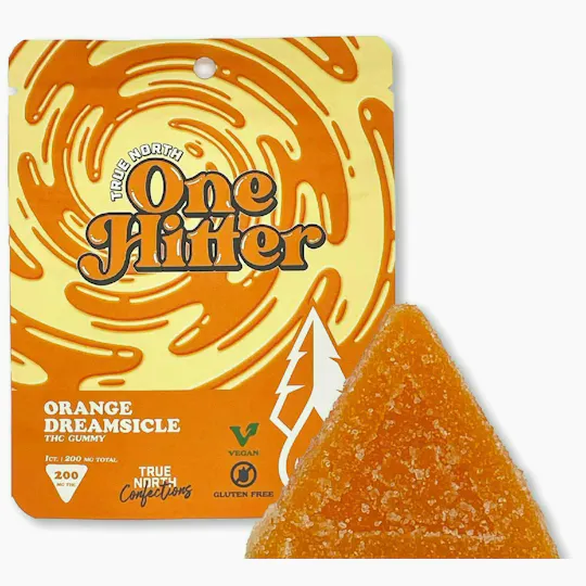 True North Collective MI - True North | One Hitter | Orange Dreamsicle Gummies | 200mg | Single - 1