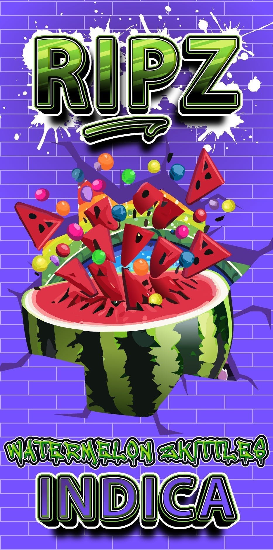 Ripz - Ripz | Watermelon Zkittlez | 510 Cartridge | 1g - 1