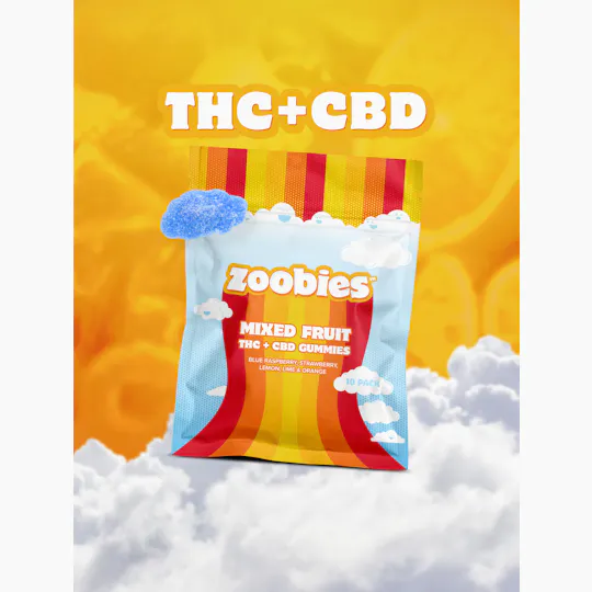 Zoobies - Zoobies | 1:1 THC:CBD | Sativa Gummies | 100mg | 10ct | 10mg/ea - 1