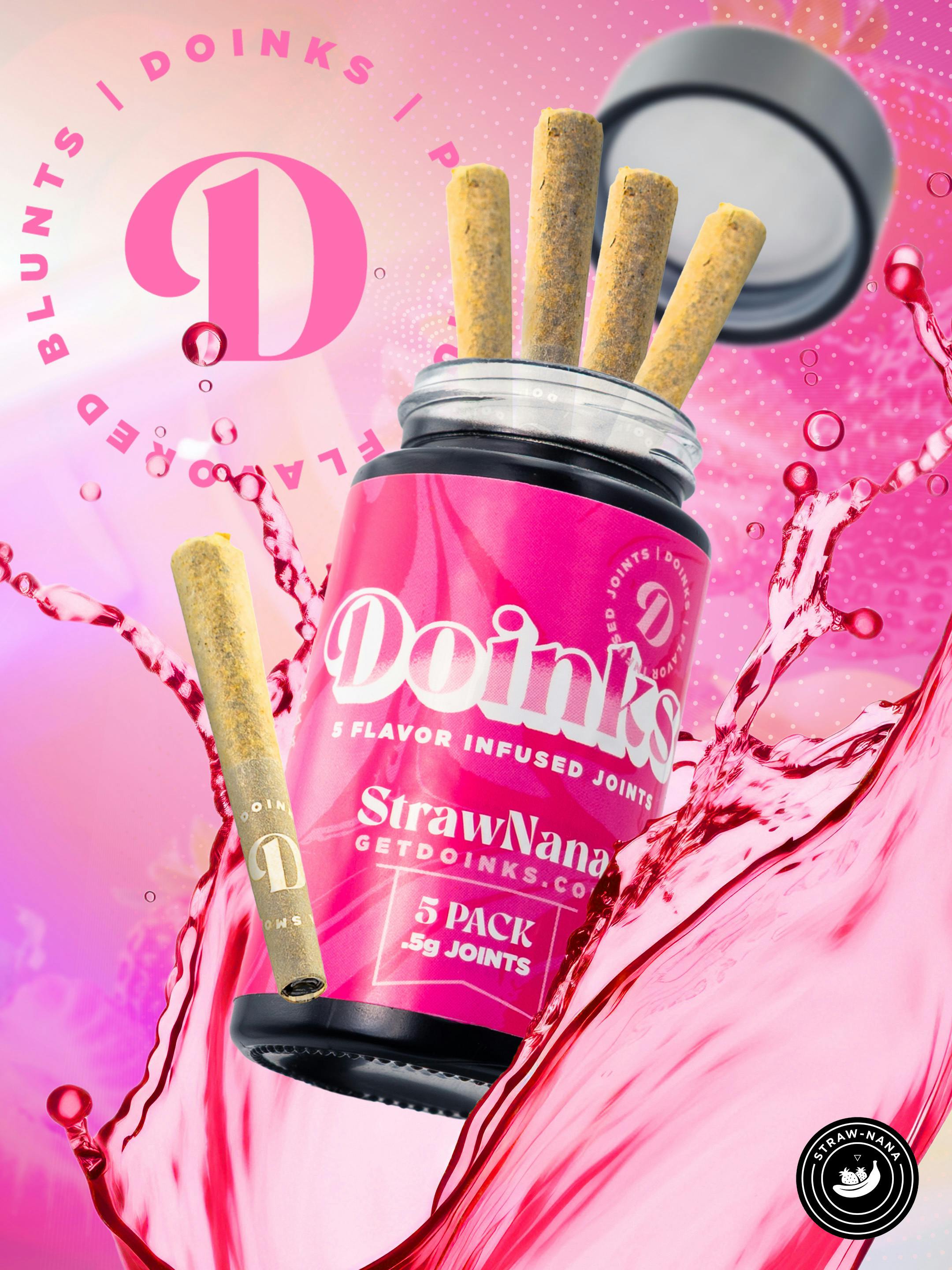 Doinks (CO) - Doinks | Strawnana | Infused Minis | 0.5g each | 5pk - 1