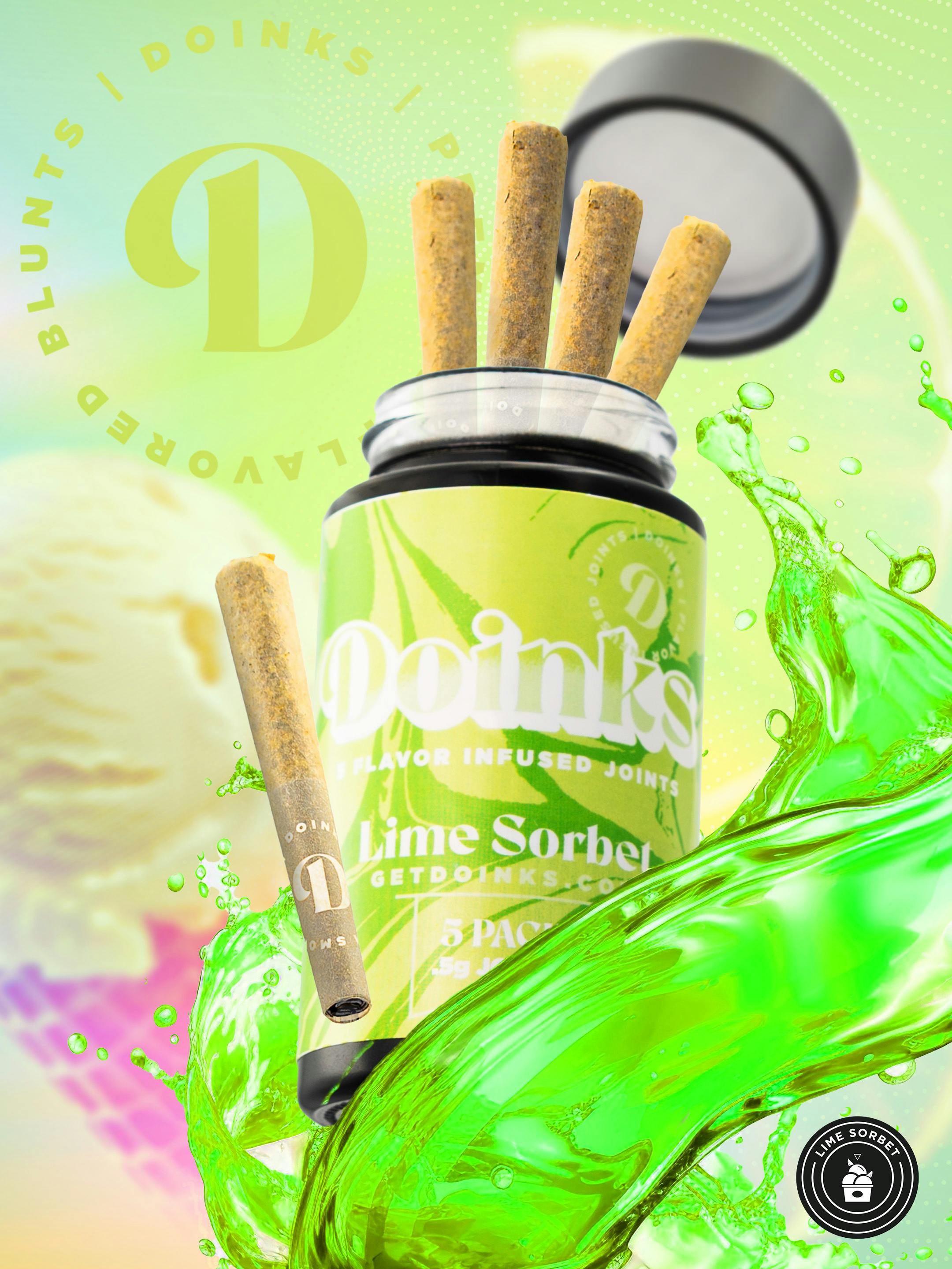 Doinks (CO) - Doinks | Lime Sorbet | Infused Minis | 0.5g each | 5pk - 1
