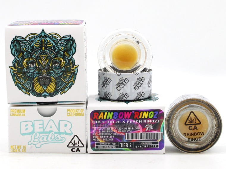 Bear Labs - BEAR Labs - Rainbow Ringz - Live Resin Budder Tier 2 - 1
