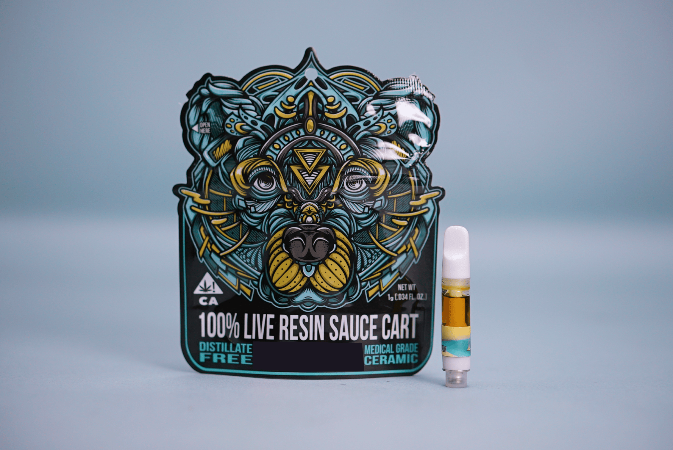 Bear Labs - BEAR Labs - Strawberry Meltz Beltz - Live Resin 510 Threaded Cartridge - 1