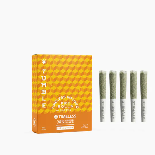 Timeless Vapes - Jungle Punch | Tumble Travelers Infused Minis | 0.5g each | 5pk - 1