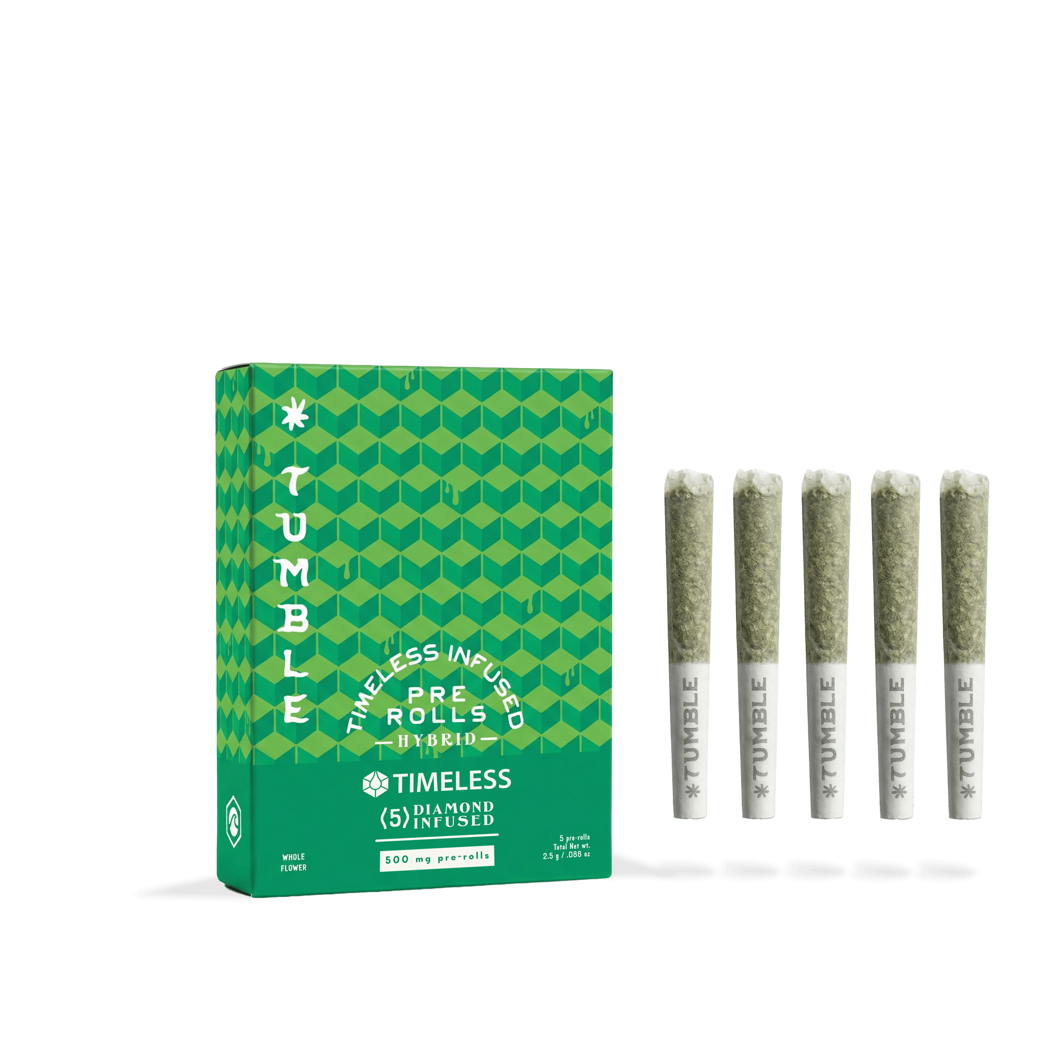 Timeless Vapes - OG Kush | Tumble Travelers Infused Minis | 0.5g each | 5pk - 1