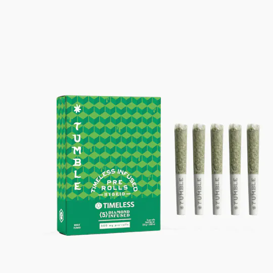 Timeless Vapes - Cherry Frost | Tumble Travelers Infused Minis | 0.5g each | 5pk - 1