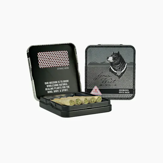 Grow West Cannabis Company - Mojave Green | Georgies | 5 Pack Pre-Roll | 2.5g - 1