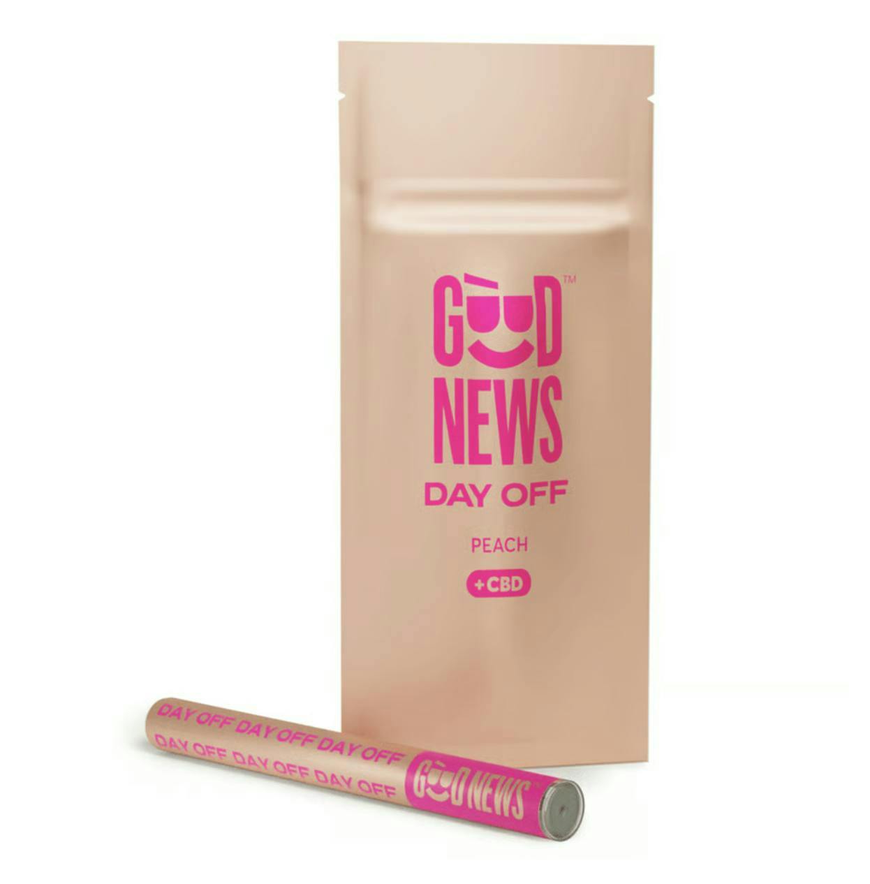 Good News - Good News | Day Off Peach | 1:2 CBD:THC | Disposable | 1g - 1
