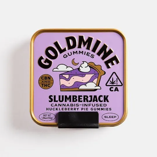 Goldmine Gummies - Goldmine Gummies | Slumberjack Huckleberry Pie Gummy | 10mg - 1