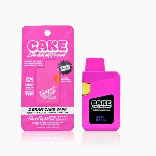 CAKE she hits different - Cherry Kola Dream - 2g - Sativa - Designer Distillate - 1